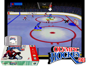 Olympic Hockey 98 (USA) Cover